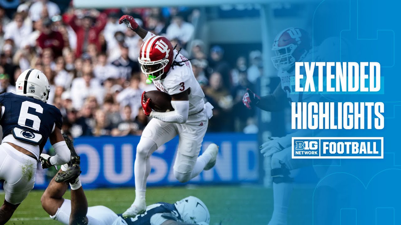 Indiana at Penn State | EXTENDED HIGHLIGHTS | Big Ten Football | 11/08/2025