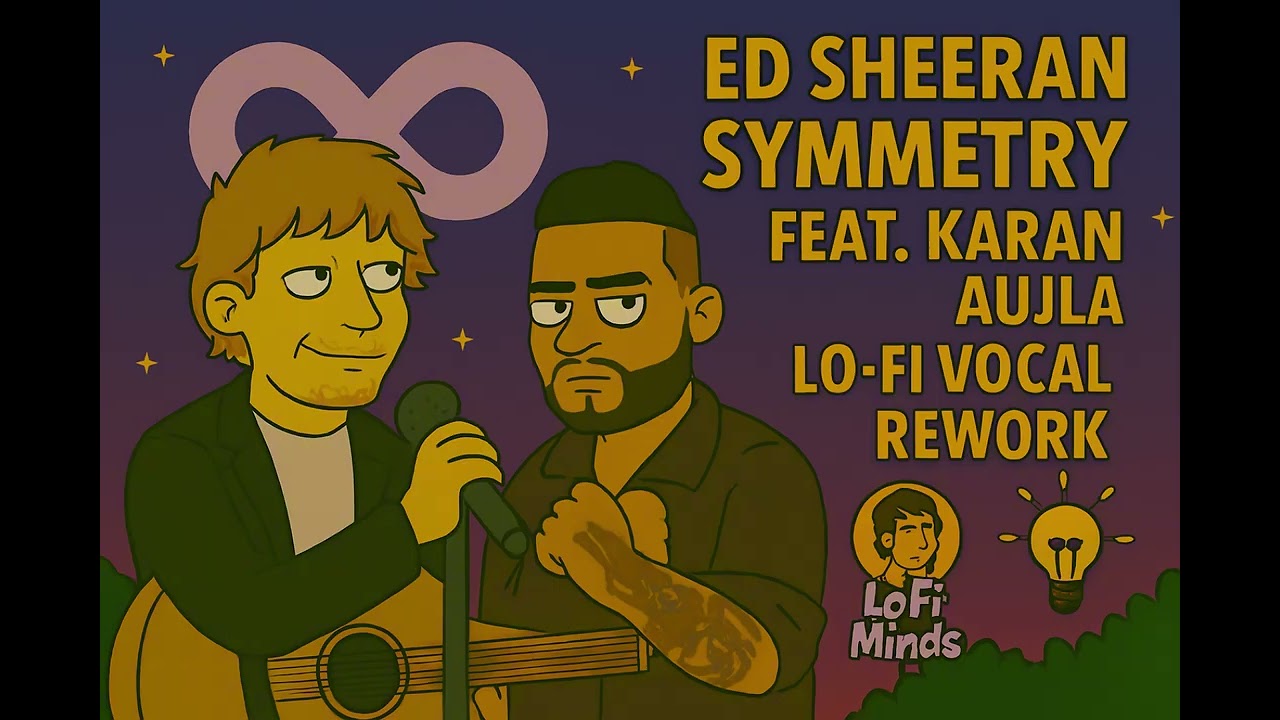 Ed Sheeran - Symmetry feat. Karan Aujla Remixed Lyrics Version 1 – LoFi Remix for ADHD | LoFi Minds