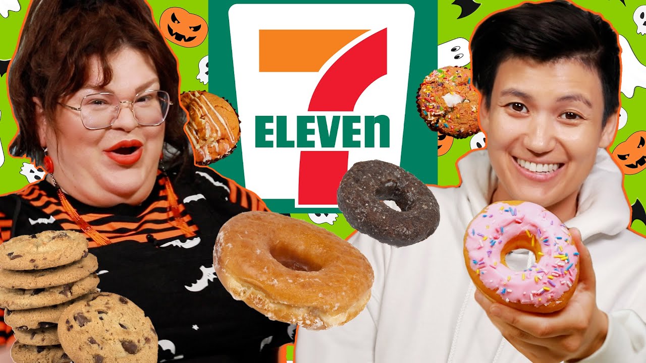 Kristin And Jen Try Every 7-Eleven Baked Good | Kitchen & Jorn