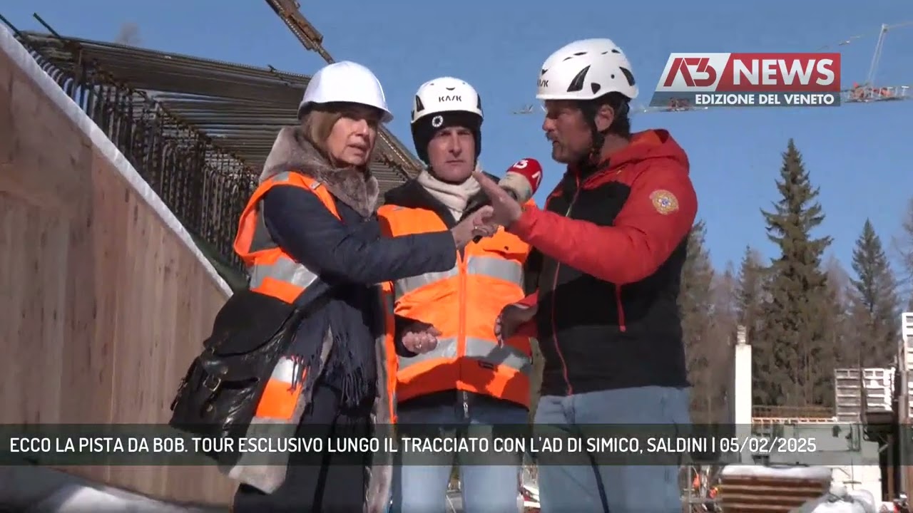 ECCO LA PISTA DA BOB. TOUR ESCLUSIVO LUNGO IL TRACCIATO CON L'AD DI SIMICO, SALDINI | 05/02/2025