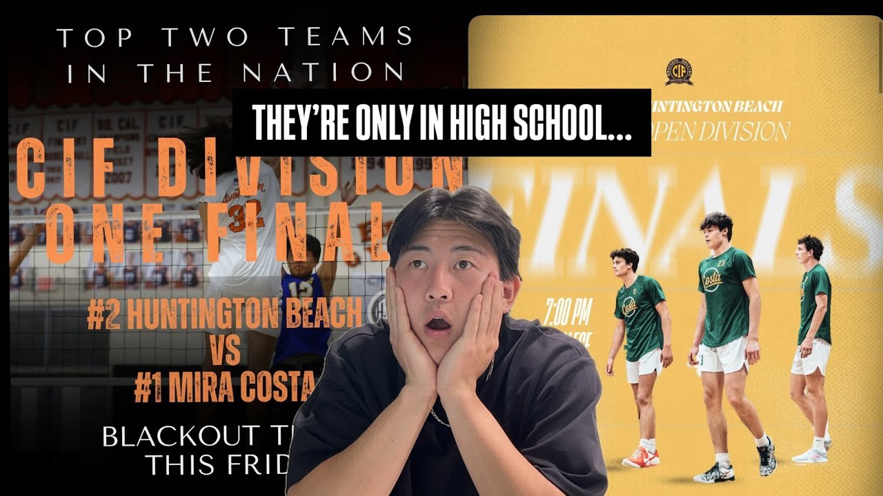Watching the #1 and #2 RANKED High School Boys Volleyball Teams in the NATION!!!