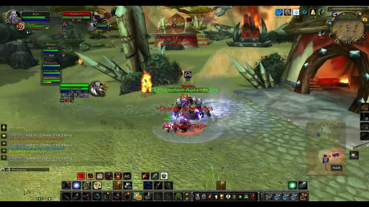 WoW WotLK 19 lvl Twink Hunter Battleground PvP Gameplay 3