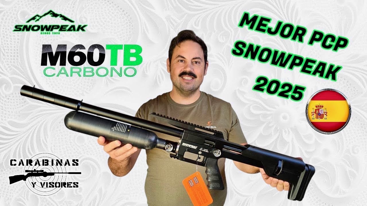El mejor #pcp #snowpeak 2025 #carabina M60B Carbono 