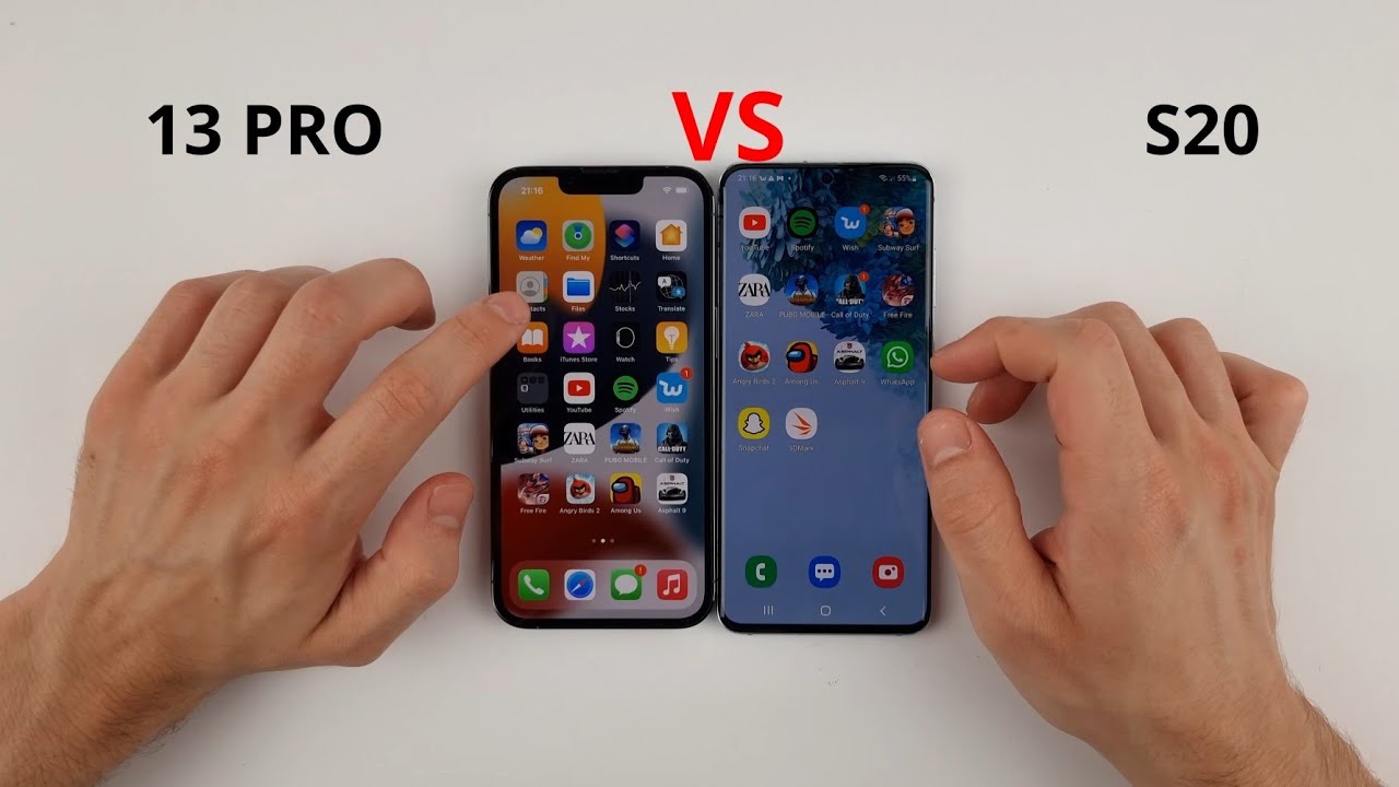 iPhone 13 Pro vs S20 | SPEED TEST