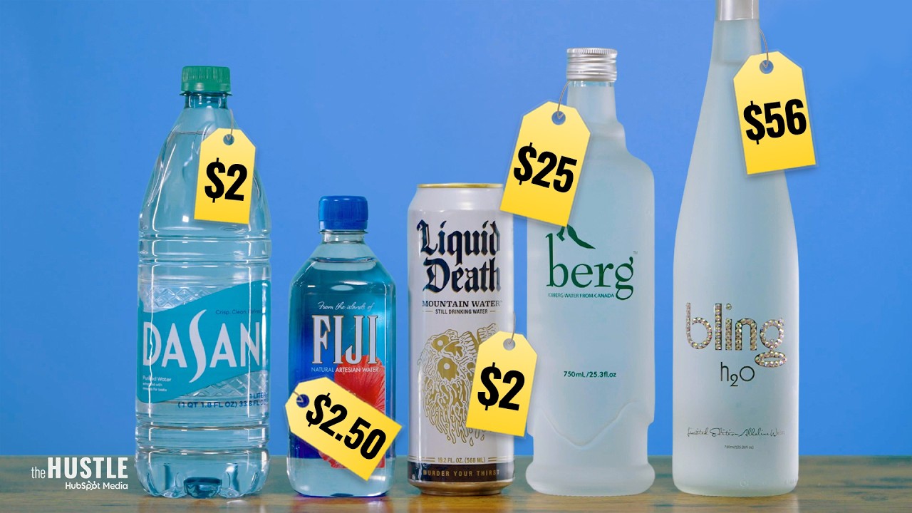 What Makes Bottled Water $2? $25? $56? We Break It Down.