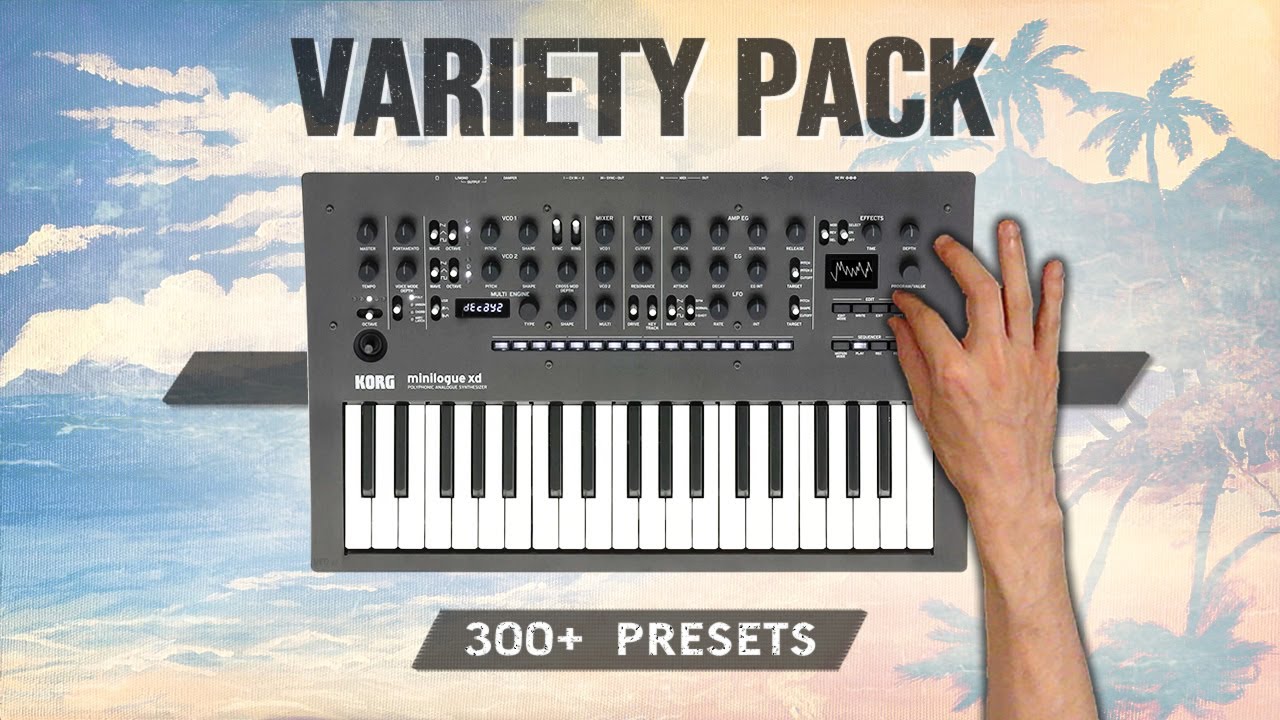 ► Demo + Soundset ► 300 Custom Patches / Presets ► Korg Minilogue XD (no talking sounds only)