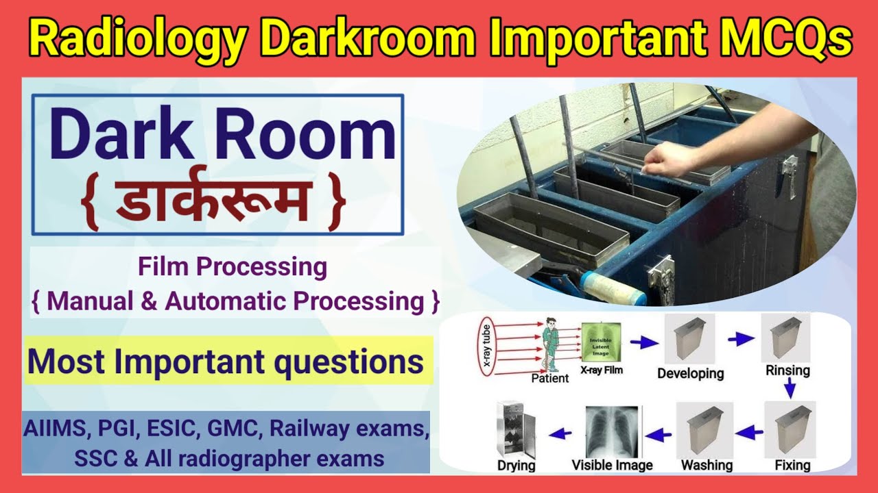 Radiology Darkroom Important questions and answers #Important MCQs #radiographer_exam 