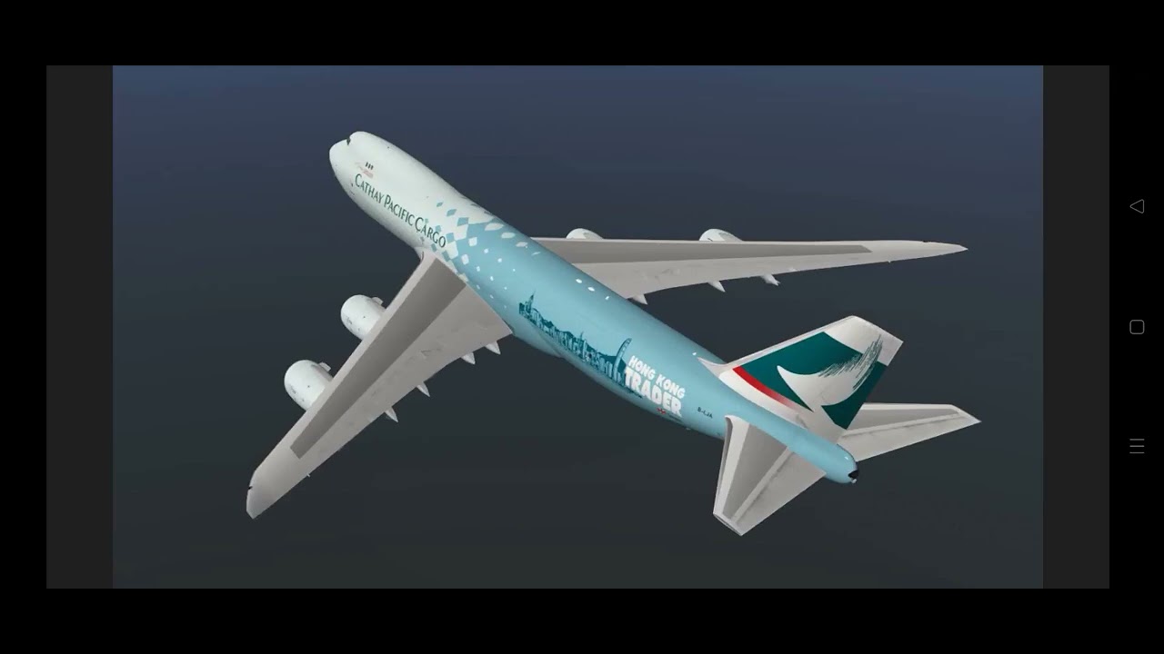 CATHAY PACIFIC CARGO HONG KONG TRADER 747-8F!!!
