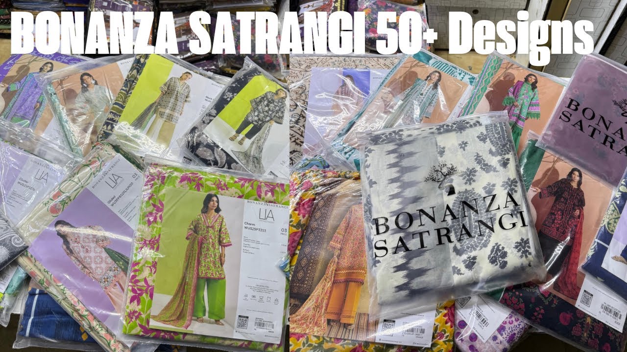 Bonanza Satrangi 2025 ep4 || Clearance sale big brands #bonanza  #houseofcutpiece #bonanzasatrangi