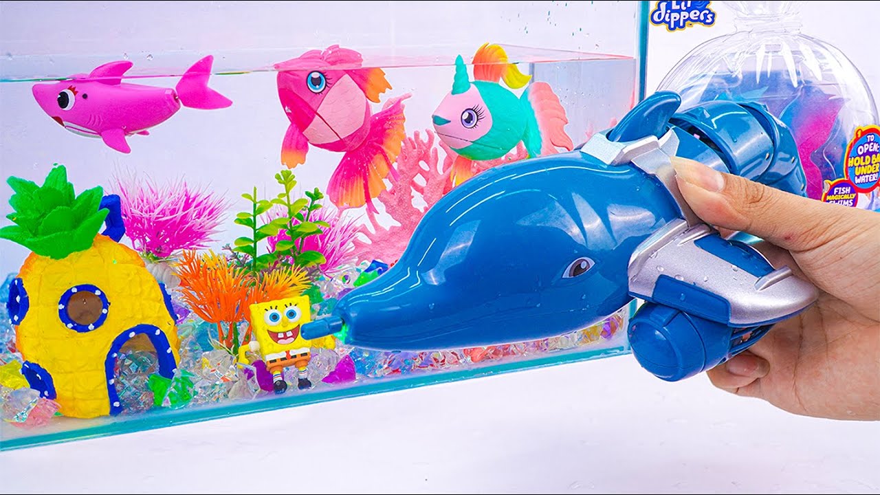 🐰toy asmr🐰 11 Minute ZURU Robo Alive Robo Dolphin Swimming ASMR 🐠 Satisfying Unboxing No talking🔇