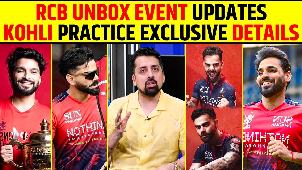 RCB UNBOX EVENT UPDATE: KOHLI’S PRACTICE INTENSITY & TEAM PREPARATION #viratkohli #rcb #ipl2026