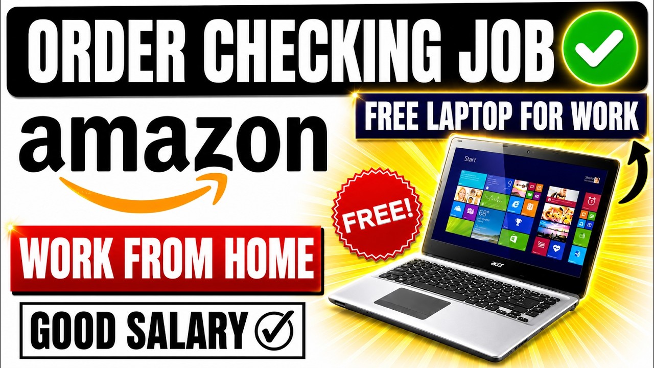 🔴Amazon Announced - Order Checking Job | Work from Home | For July 2026 🔥