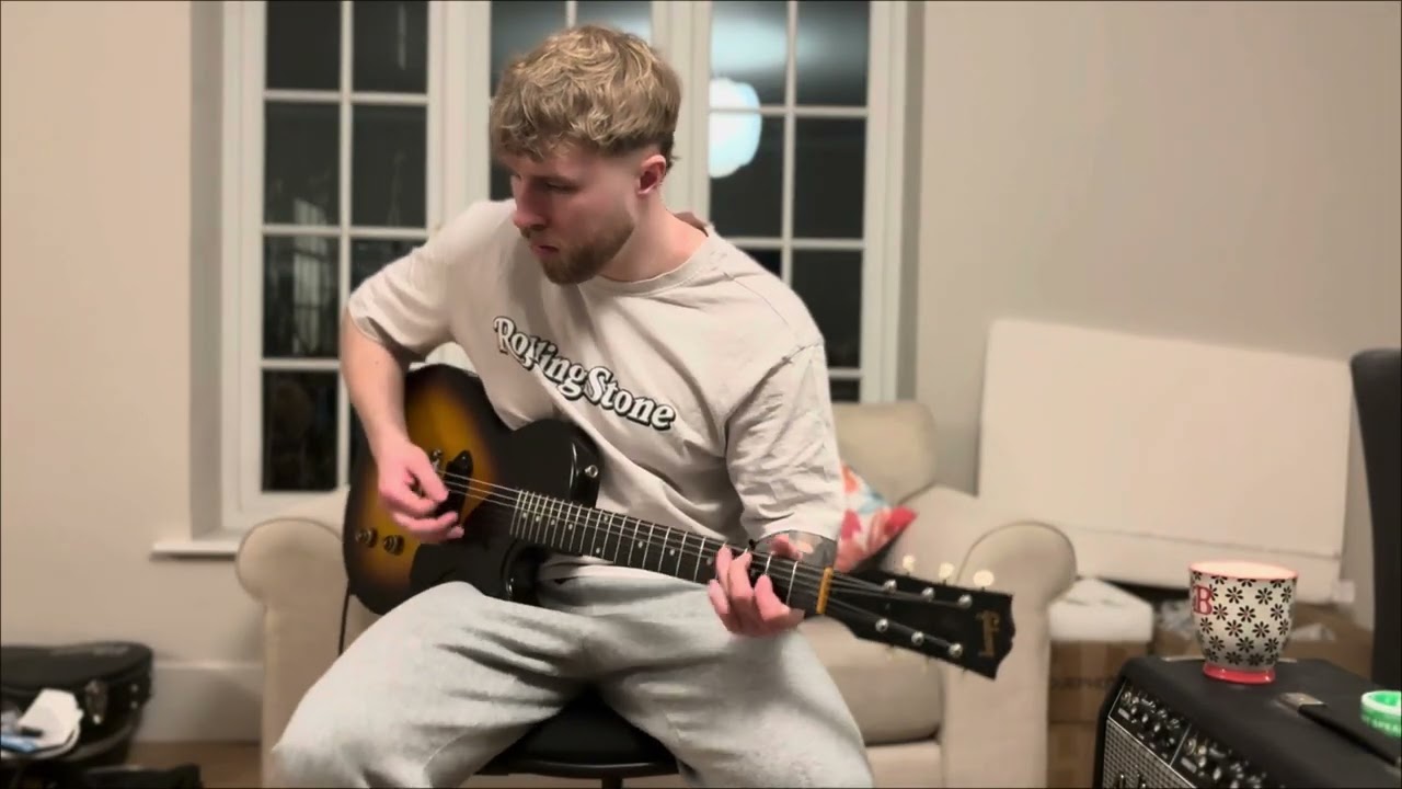 Blues Jam In E on a 1958 Les Paul