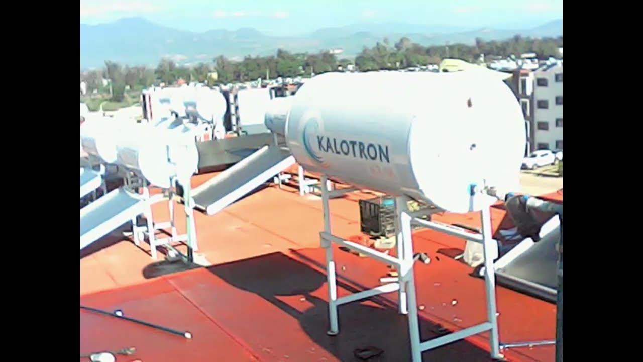 Problemas críticos en un calentador solar de panel