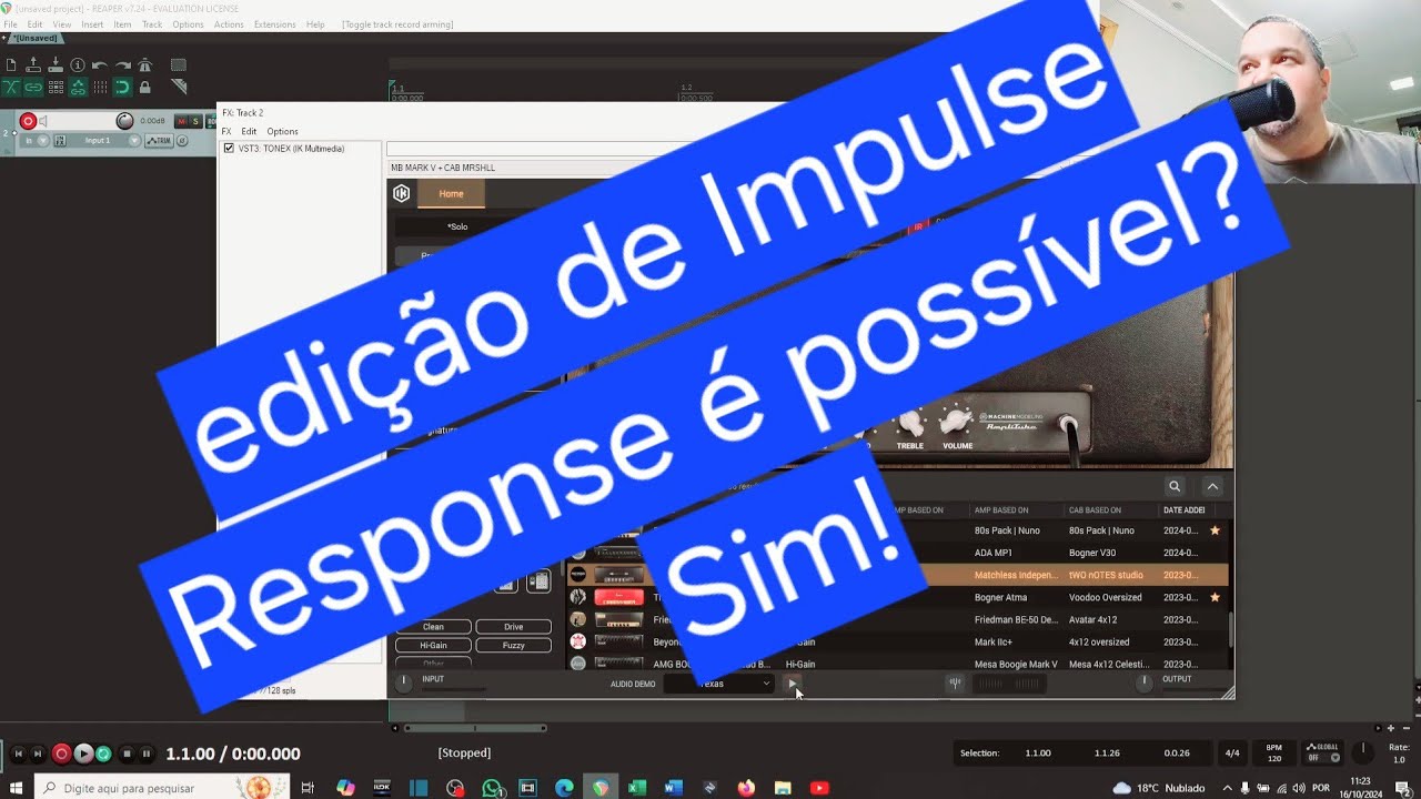 Impulse Response - editar, equalizar e salvar novos arquivos!