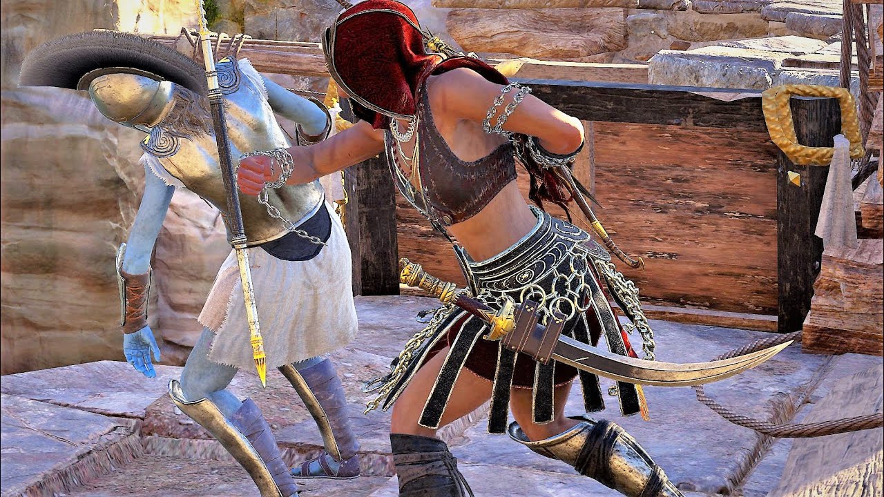Assassin's Creed Fate Of Atlantis Brutal Stealth Kills Spartan Renegade Armor Elysium Outpost