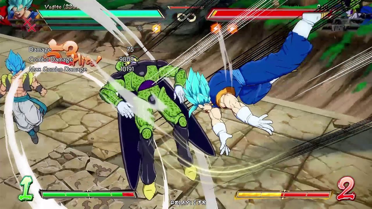 DBFZ No Dragon Rush Double Super T.O.D Combo