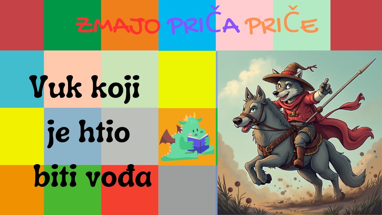 Priča na Hrvatskom za Djecu | Priča #38 Vuk želi biti glavni