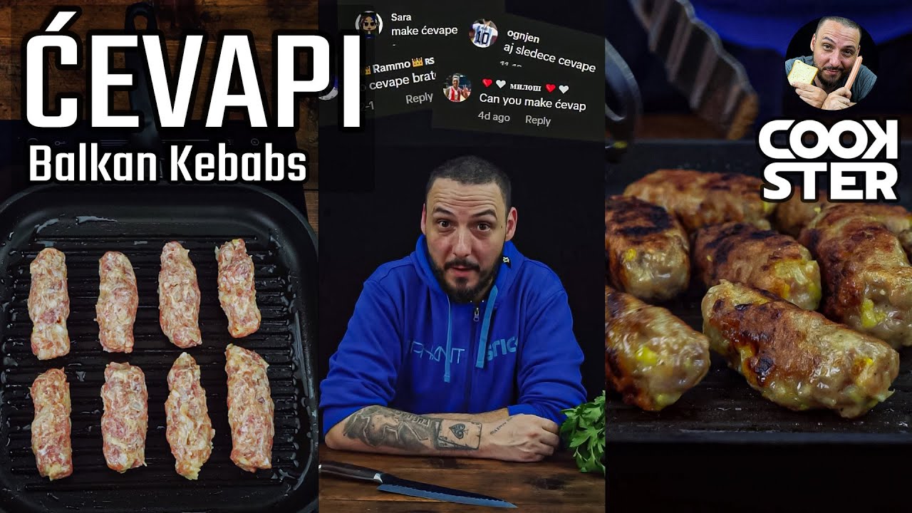 Cevapi Kakve do Sad Niste Probali / Balkan Kebabs Recipe ♨️ | Cookster