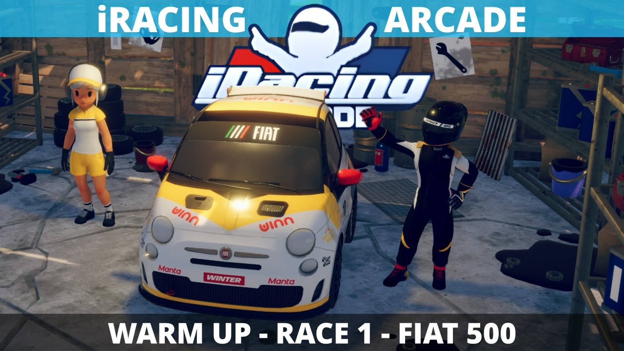 NEU - 🏆 iRacing Arcade - Karriere - warm up - 1. Rennen - Fiat 500 Challenge - kein Kommentar