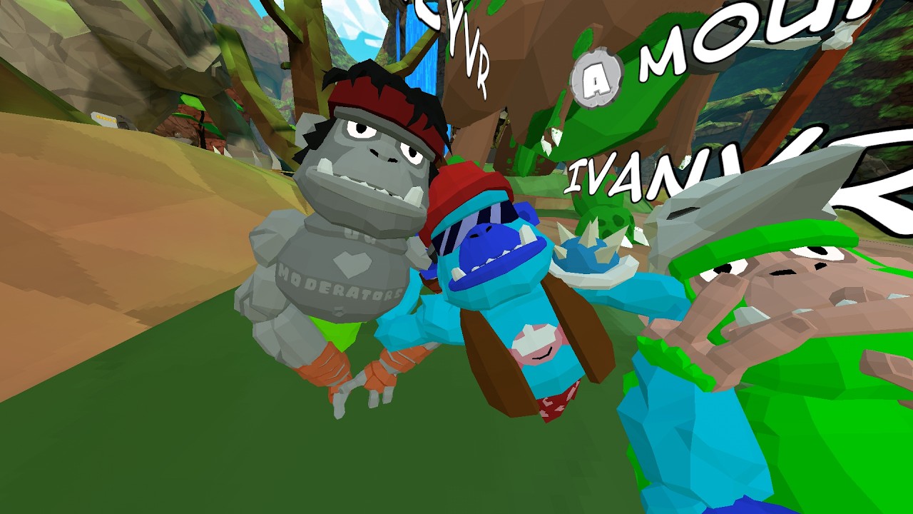Playing ug vr with fans (killing cristadon)