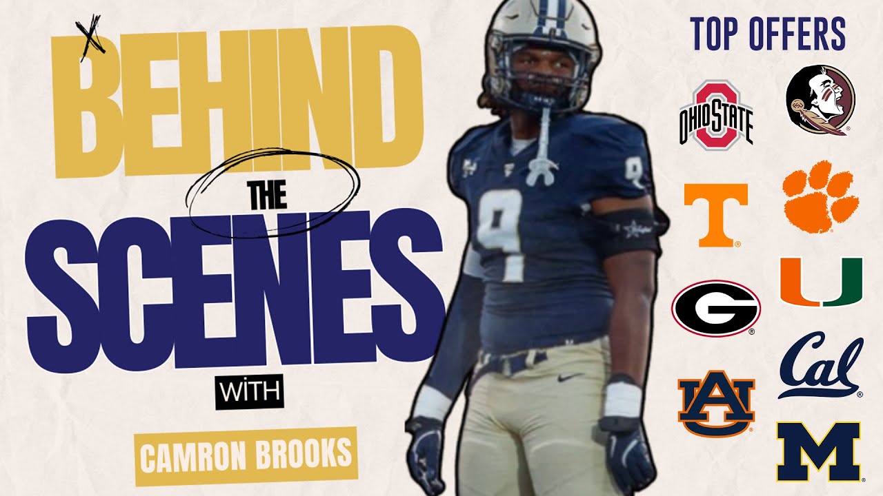 Behind the Scenes With 4-Star Edge Rusher Cam Brooks