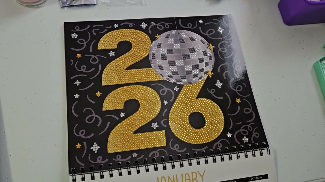 Diamond Art Calendar 2026  January#diamondpainting#diamondpainter#diamondpaintingcalendar
