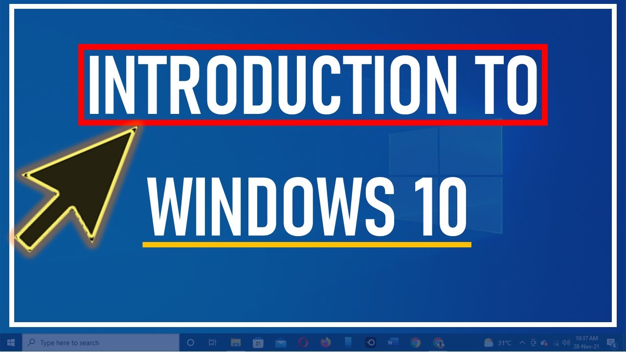 Windows 10 Tutorial - Complete Beginners Guide