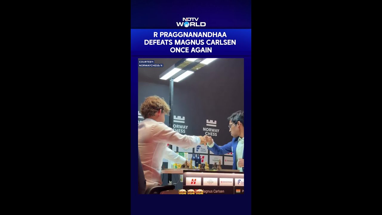 Praggnanandhaa Scripts History By Beating Magnus Carlsen Twice In Norway Chess