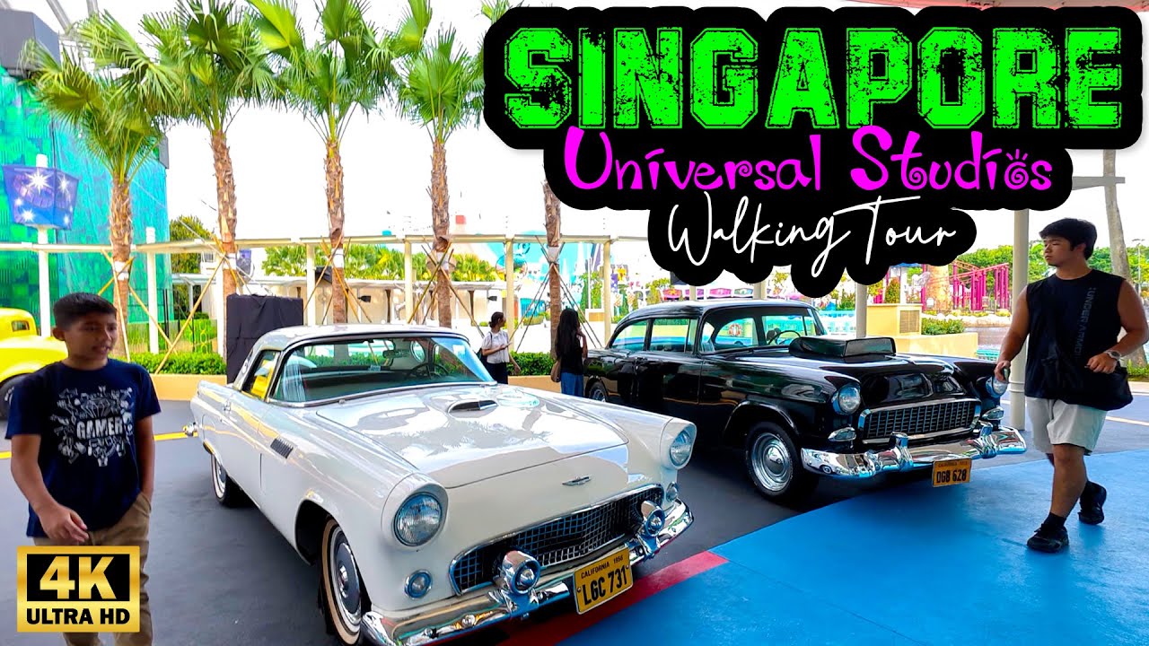Universal Studios Singapore Walking Tour 2026 | 4K Ultra HD Full | Sips And Trips