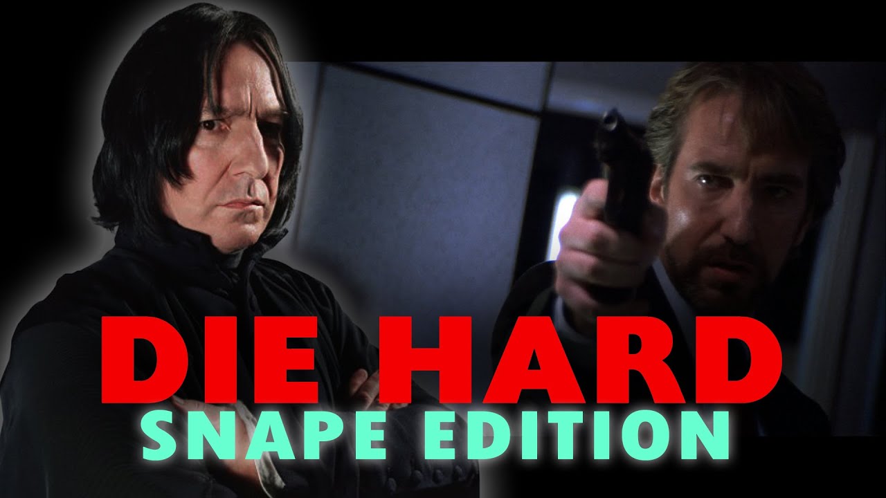 Hans Gruber becomes Severus Snape in Die Hard | Harry Potter dialogue swap | Alan Rickman Movie Dub