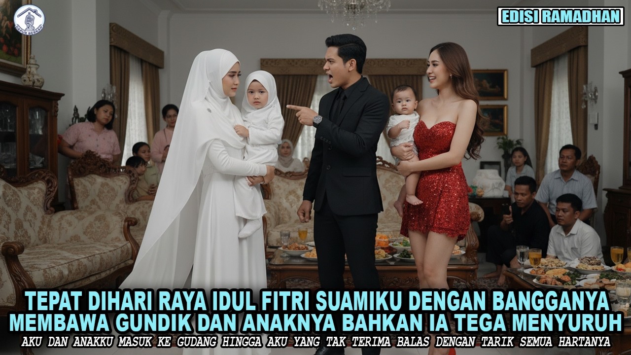 DIHARI LEBARAN SUAMIKU JUSTRU MEMBAWA SELINGKUHAN DAN ANAKNYA - BAHKAN IA TEGA MASUKAN AKU KE GUDANG
