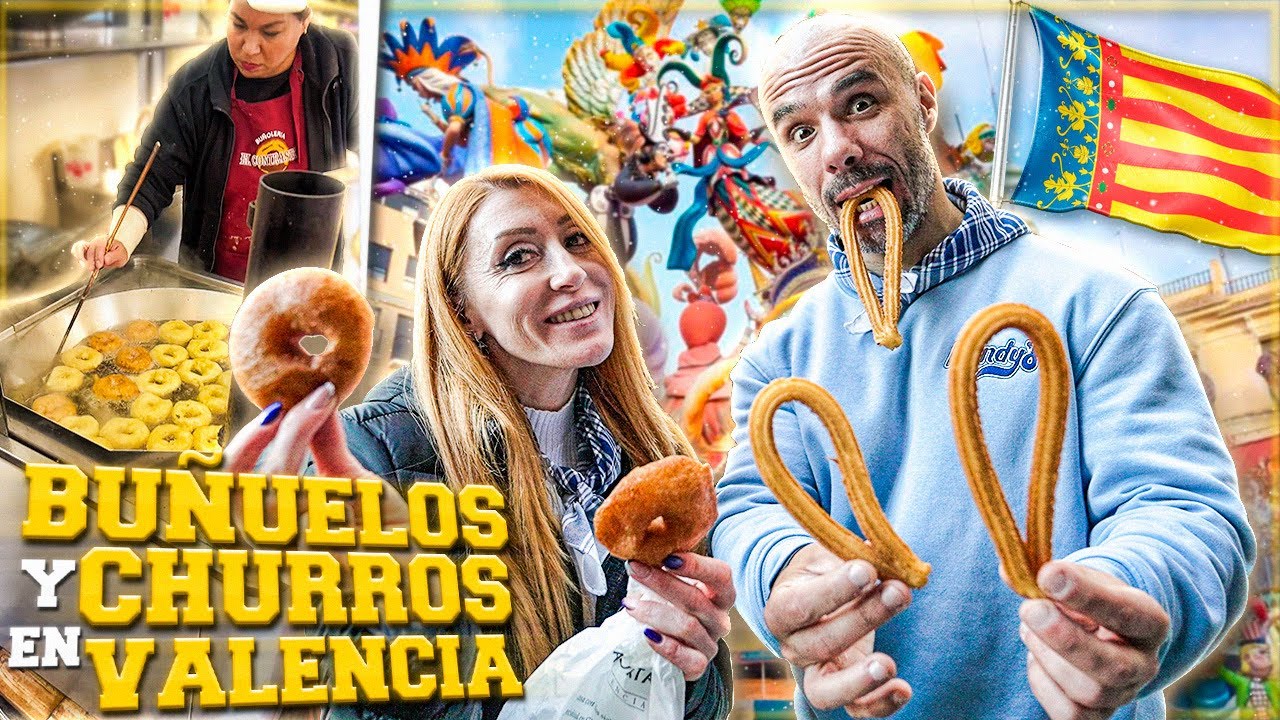 Los MEJORES BUÑUELOS y CHURROS para COMER en LAS FALLAS de VALENCIA