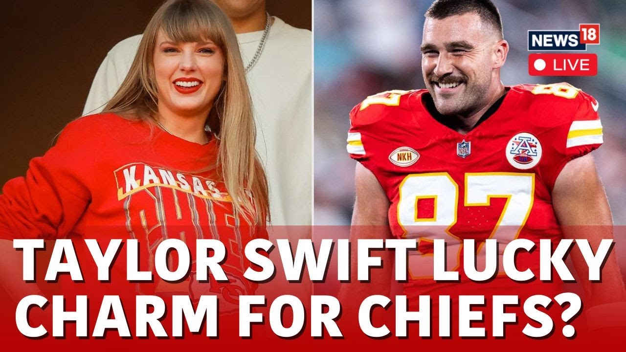 Taylor Swift Attends Chiefs Game To Cheer On Travis Kelce, Lucky Charm? | Super Bowls | N18L | Live