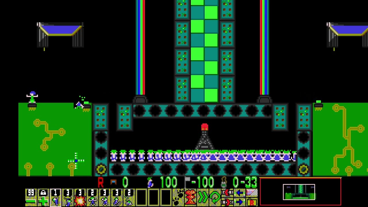 Lemmings Plus III (Rough 10): Collection Pit