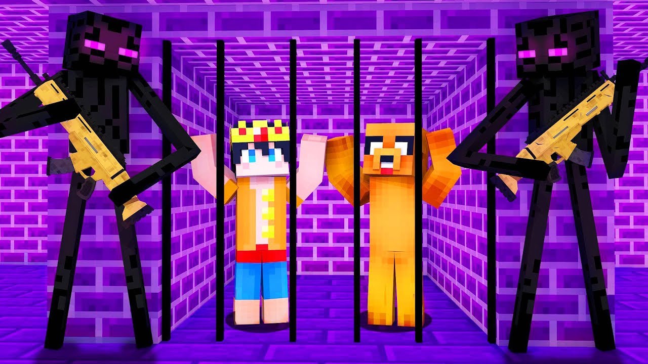 TROLLINO Y MIKECRACK SON ENCERRADOS EN LA PRISION DE ENDERMAN!! 😱 MAPA MINECRAFT