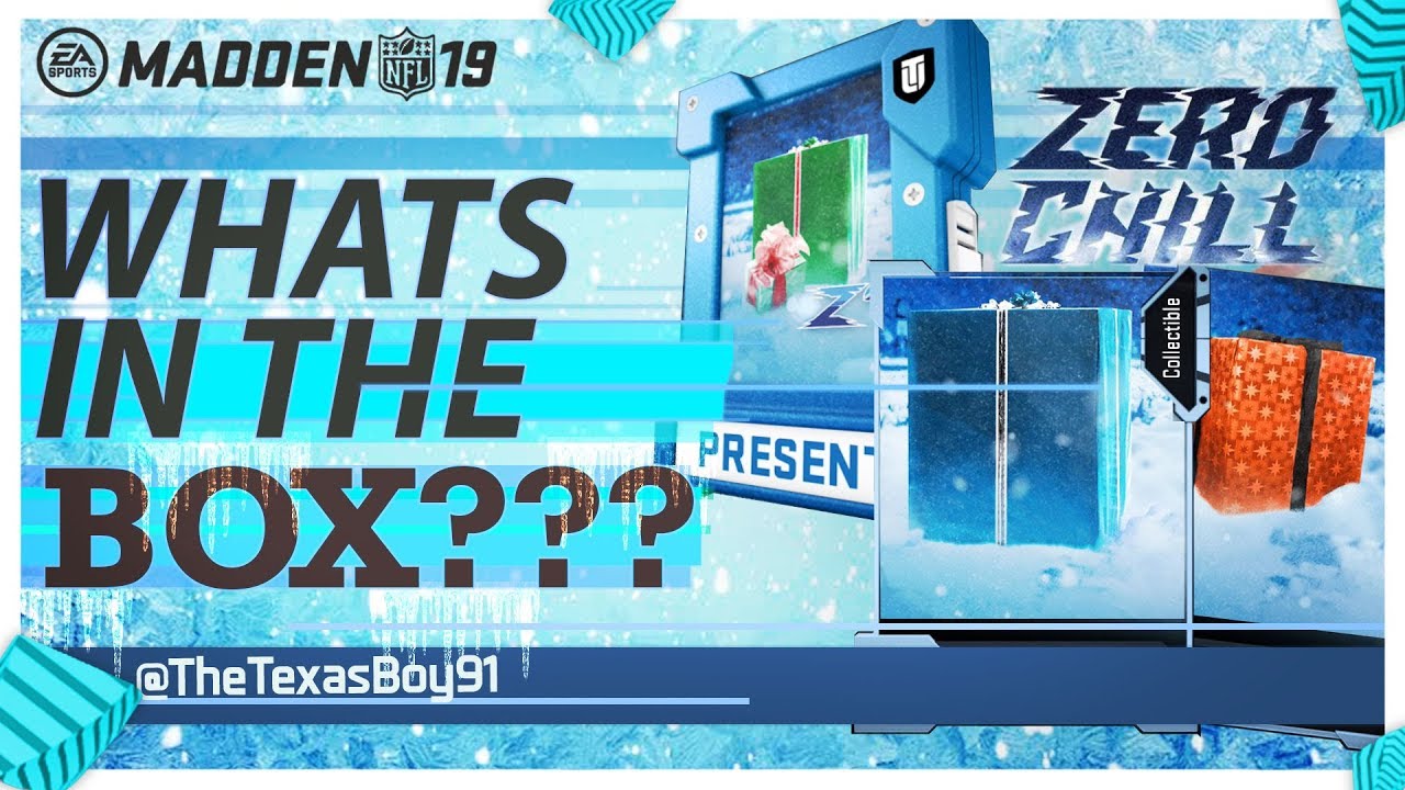 What Is In The Box??? | What Is In Each Present | #GuessesWithTexas | Madden 19 TheTexasBoy91