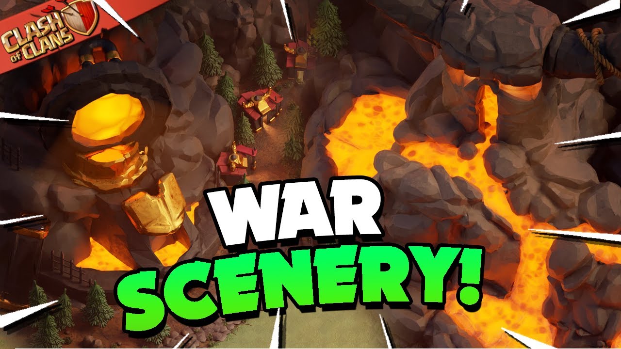 New War Base Sceneries in Clash of Clans!