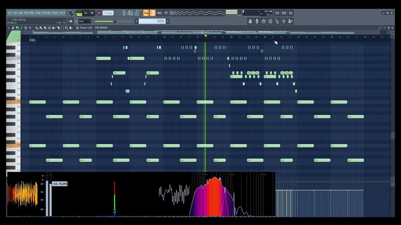 I only used a sine wave, and here's what I got