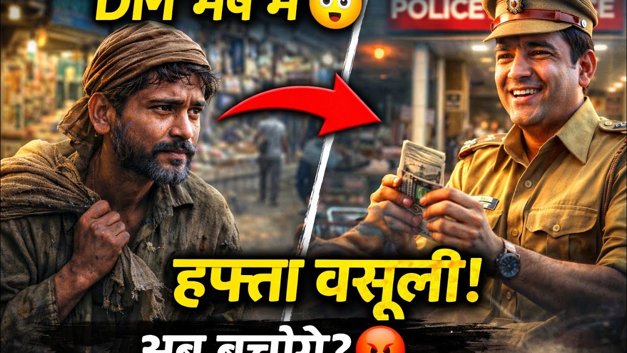 DM ने भेष बदलकर पकड़ा हफ्ता-वसूली इंस्पेक्टर 