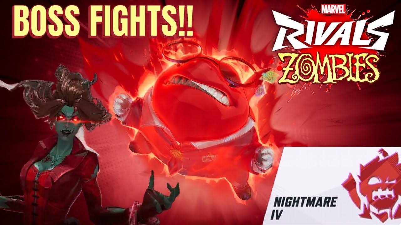 *Zombie Boss ONLY* | Nightmare IV SOLO CLEAR with Jeff | *NO RANDOM CARDS* | Marvel Rivals ⚔️🧟‍♂️