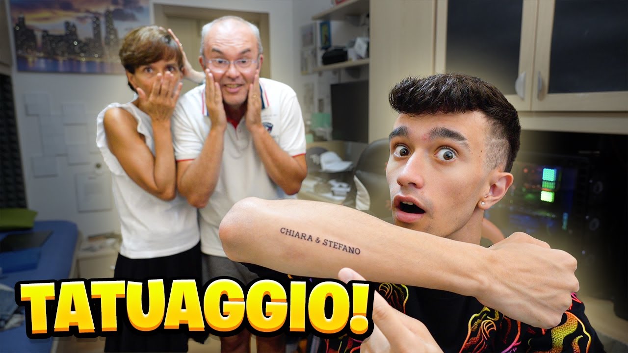 MI SONO TATUATO il NOME dei MIEI GENITORI! *ECCO la REAZIONE*