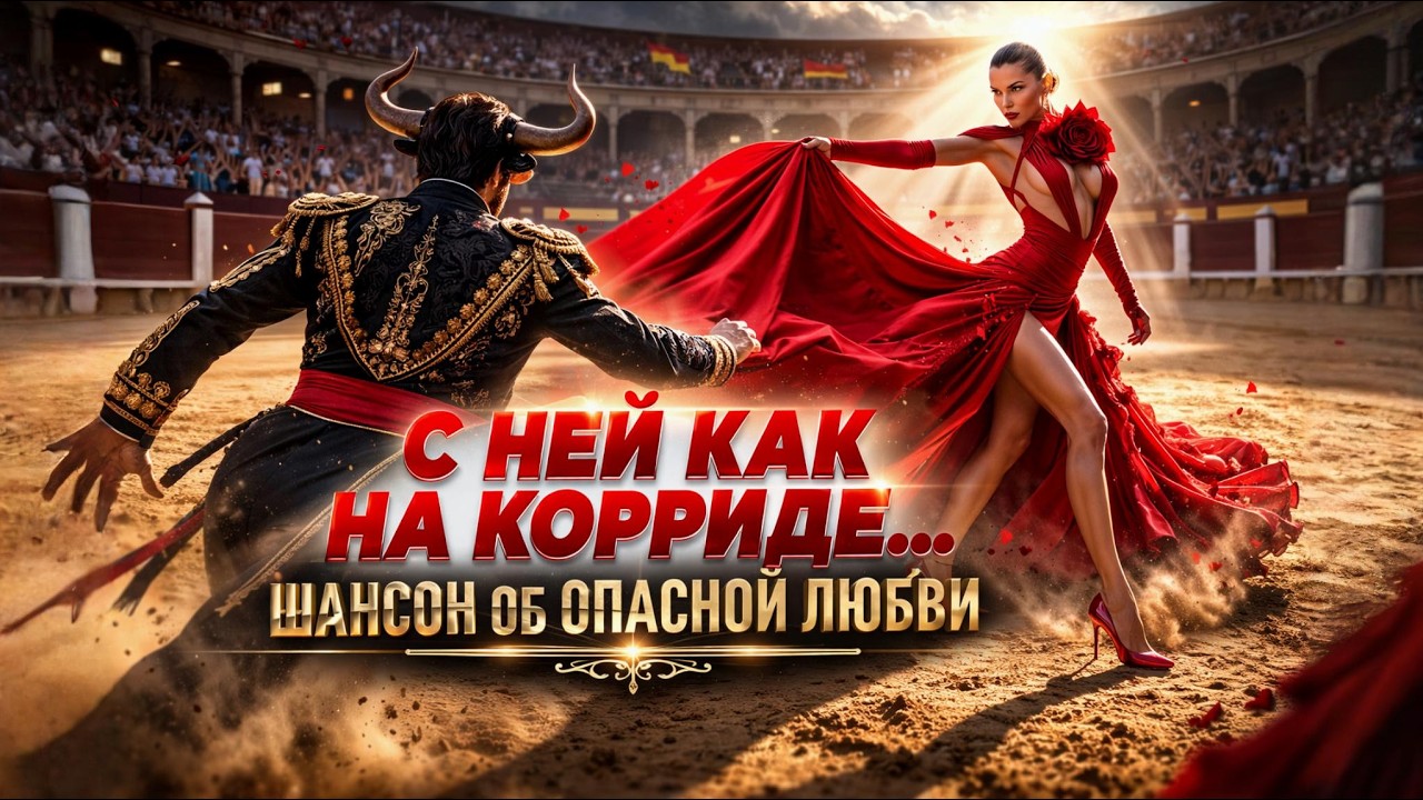 Страстный ШАНСОН 🔥 Она как красная тряпка