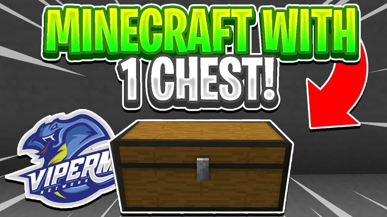 MINECRAFT WITH ONE CHEST SOTW! (NEW SERIES) - VIPER HCF #1