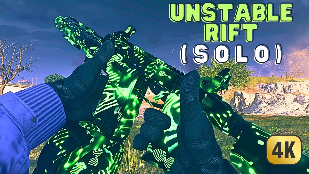 FENNEC 45 (SOLO) UNSTABLE RIFT - MW3 ZOMBIES ( BEST CLASS SETUP) SEASON 4 RELOADED)
