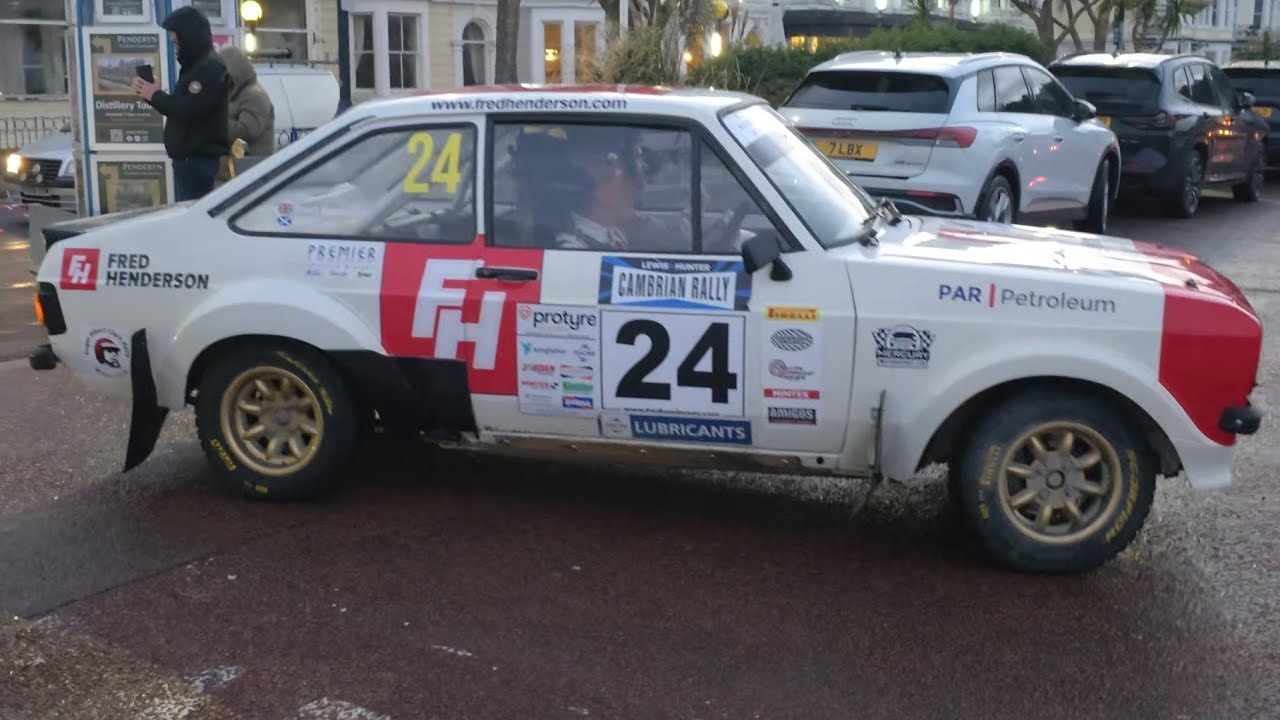 Cambrian Rally Llandudno promenade ceremonial finish #cambrianrally #rallysport #rally_cars #rally