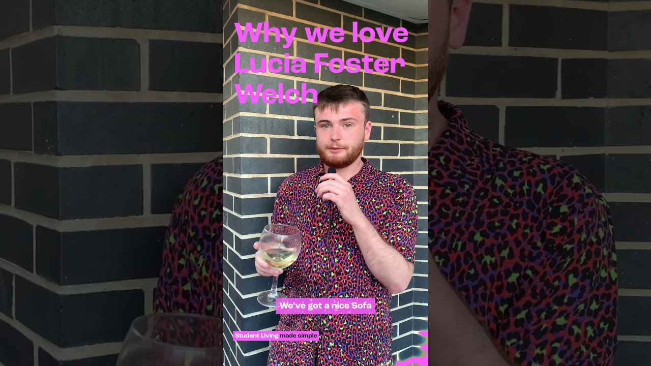 Why we love Lucia Foster #everystudent #studentaccommodation #studentaccommodationuk #studentliving