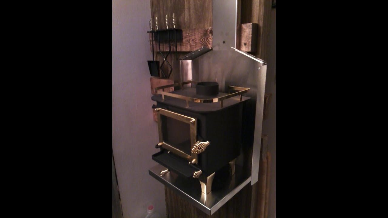 Cubic Mini Wood Stove installation