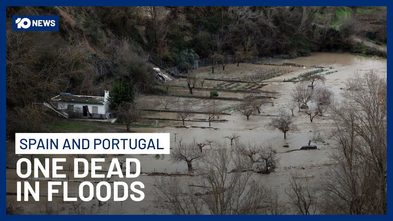 Storm Leonardo Floods Spain And Portugal, Killing One And Leaving Woman Missing | 10 News