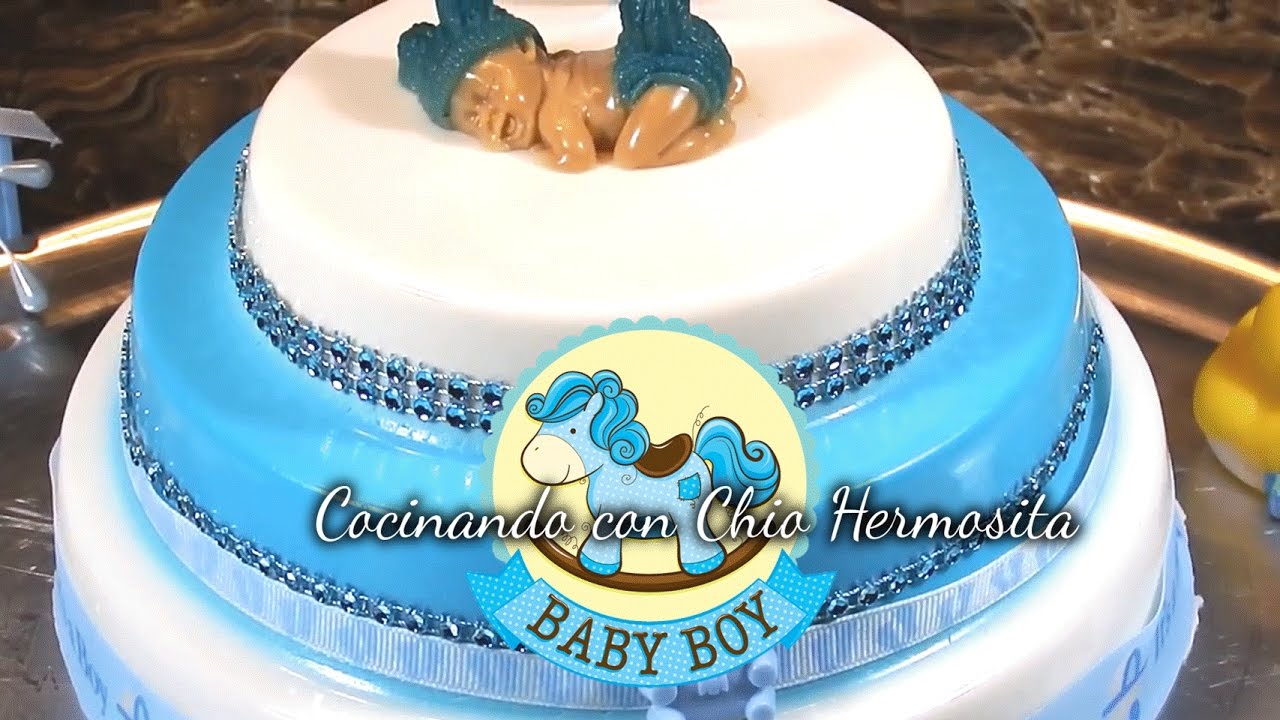 Gelatina de baby shower para Niño👶🏻🍼⚽️🚗 negocio o regalo🎁💙💙💙